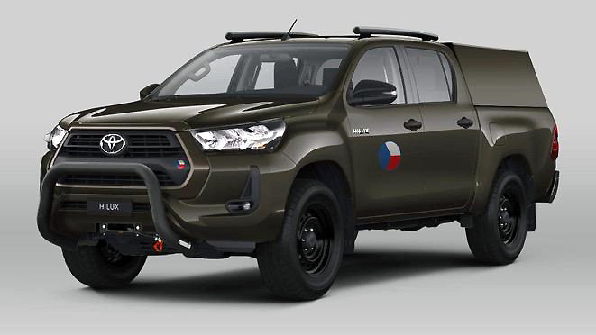 Tak by měly vypadat nové Toyoty Hilux pro Armádu ČR. foto: army.cz