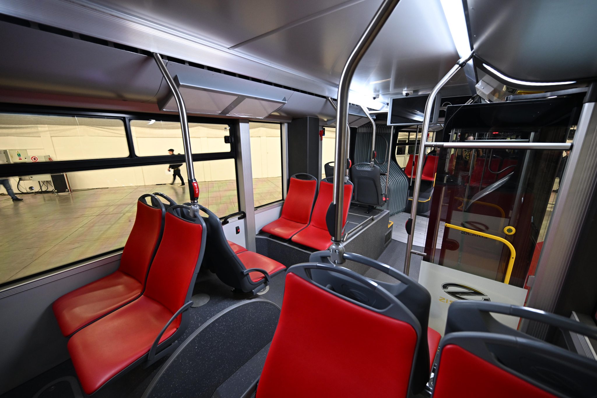 trolejbus uvnitř