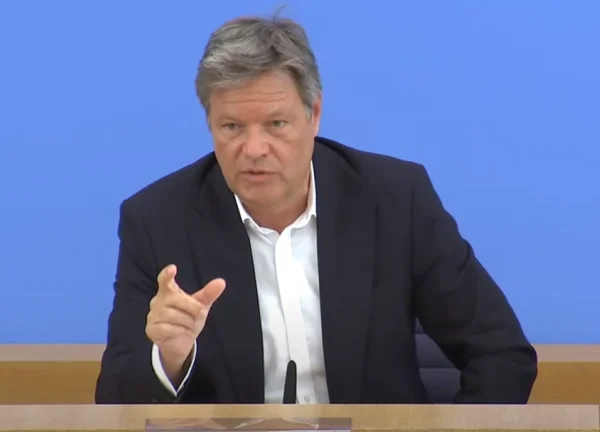 Robert Habeck, vicekancléř a ministr pro hospodářství a ochranu klimatu