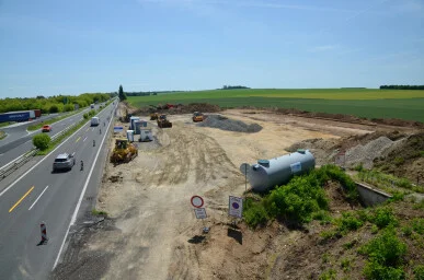 Odpočívka Skrbeň na dálnici D35. Foto: ŘSD