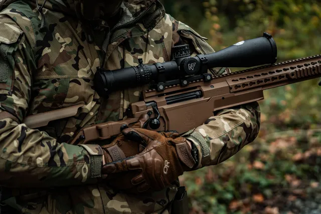 odstřelovací pušky dodávka armáda