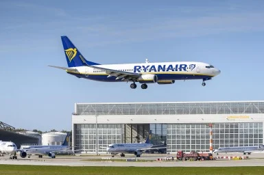 Boeing společnosti Ryanair. Foto: Pixabay