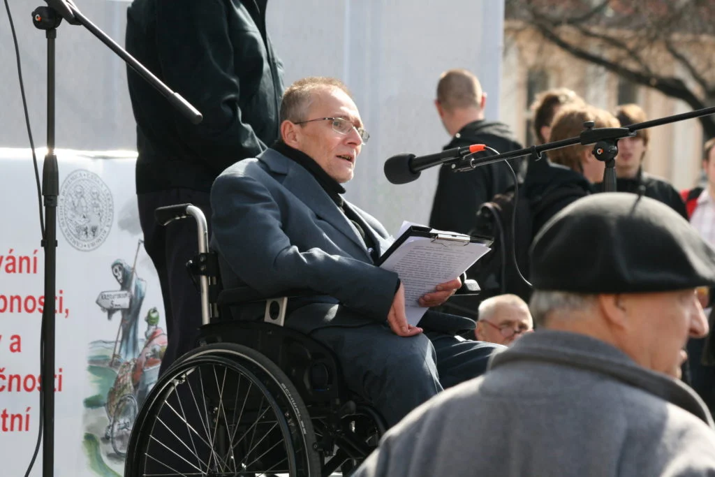 Předseda Národní rady osob se zdravotním postižením (NRZP) Václav Krása si myslí, že je zákon špatný. Foto: Václav Krása