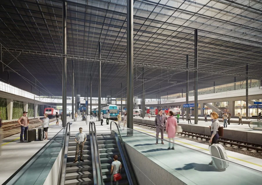 Vizualizace Terminálu Smíchov. Foto: IPR Praha