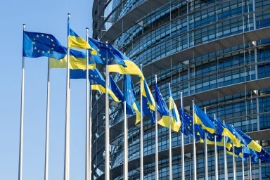 Vlajky Evropské unie a Ukrajiny. Foto: Pixabay