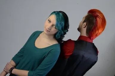 žena a muž