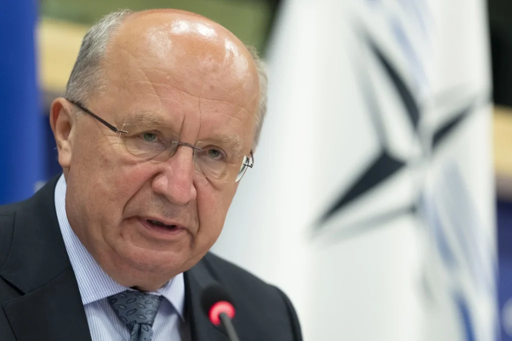 Evropský komisař pro obranu Andrius Kubilius