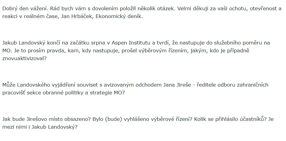 otázky fotografie