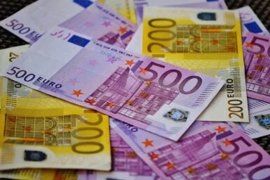 euro bankovky