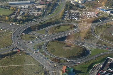 Praha - křížení Prumyslova_Cernokostelecka_Sterboholska