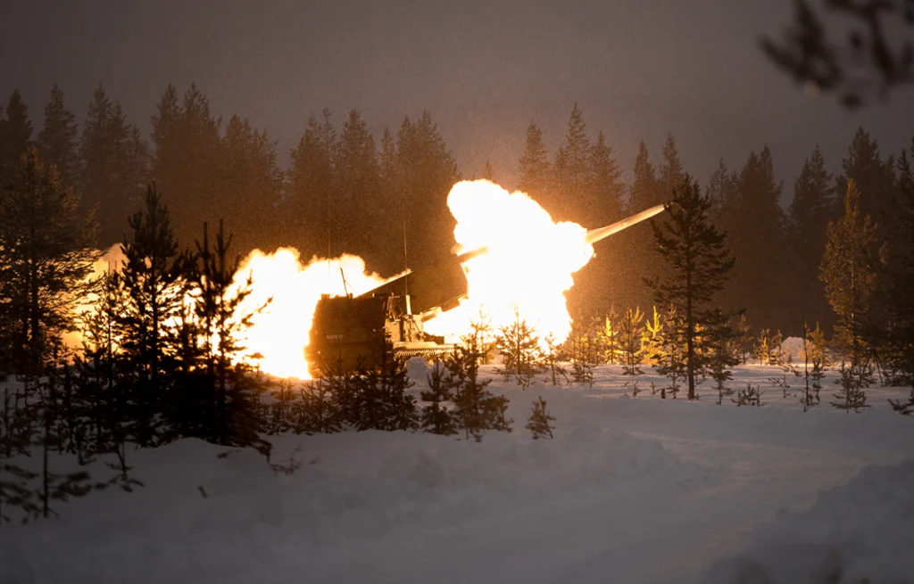 výstřel z těžkého raketometu