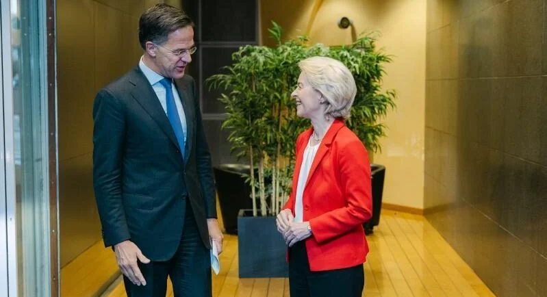 Mark Rutte, Ursula von der Leyenová