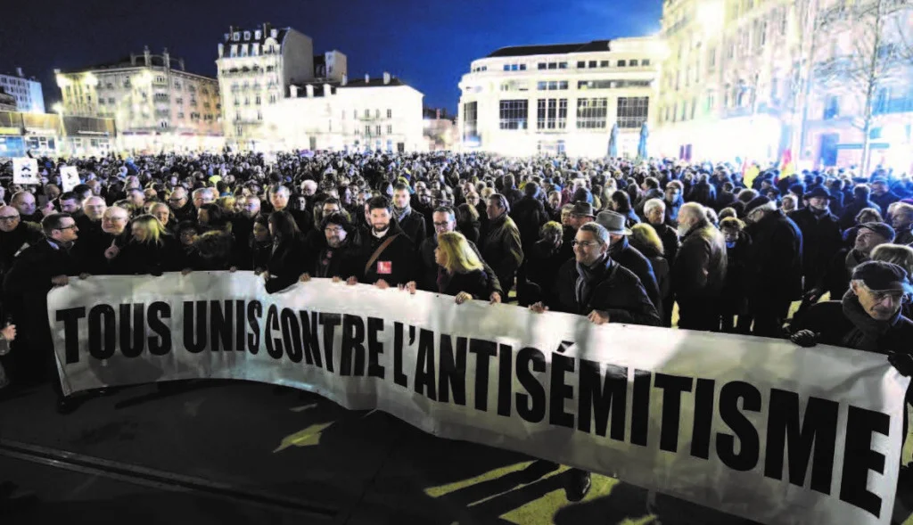 antisemitismus protesty