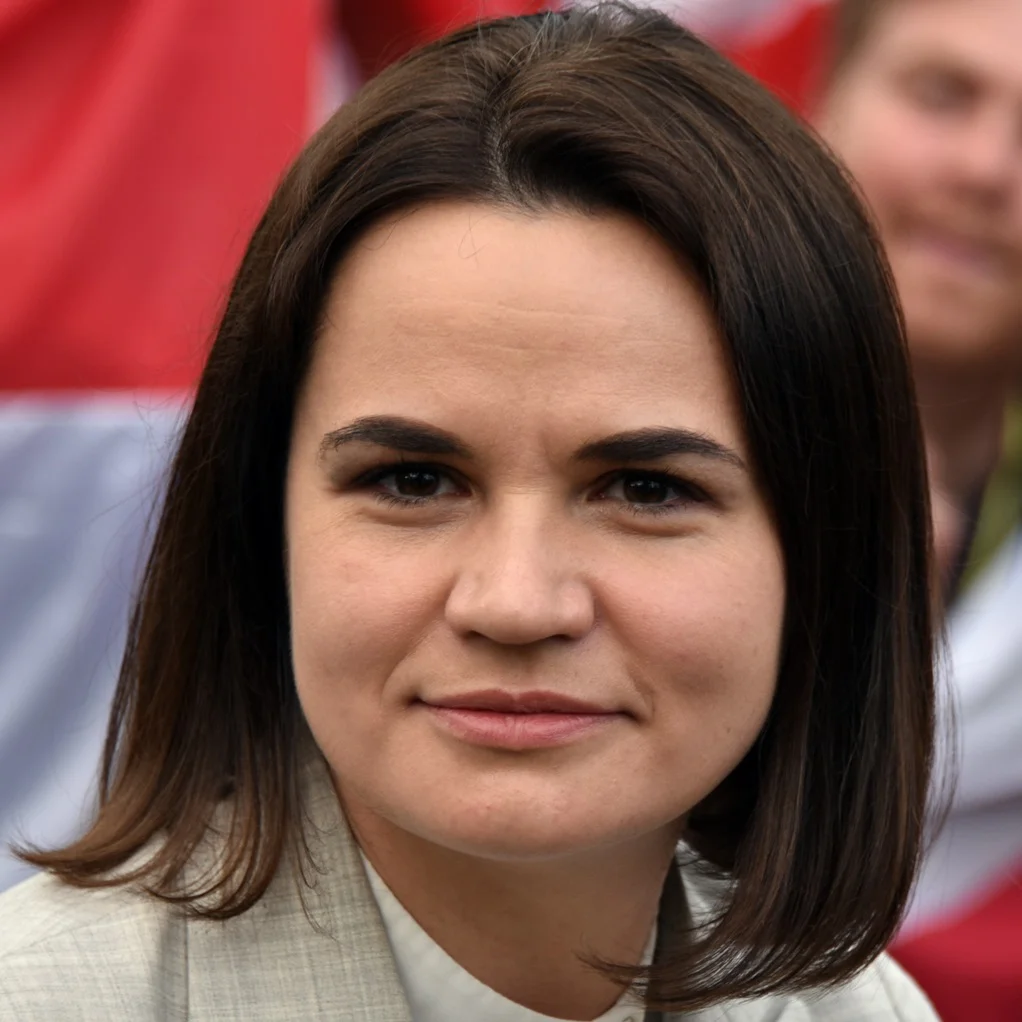 běloruská politička Svjatlana Cichanouská