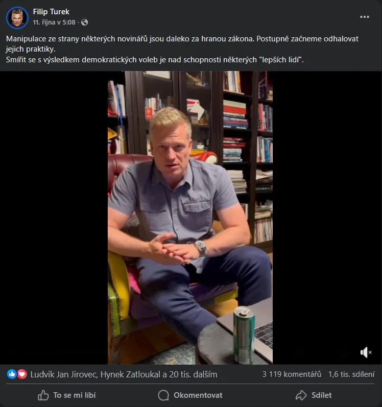 politik vyjádření sociální sítě