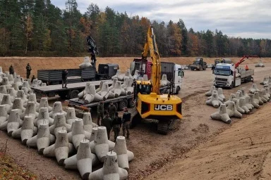 ježci bariéra armáda