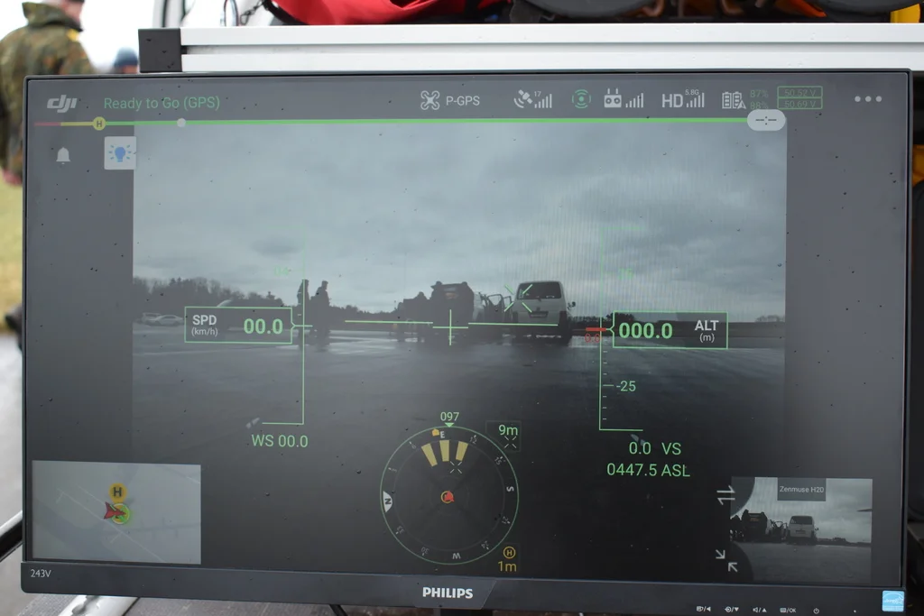 kvadrikoptéra pilotování