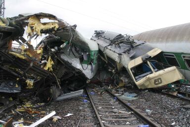 železniční nehoda