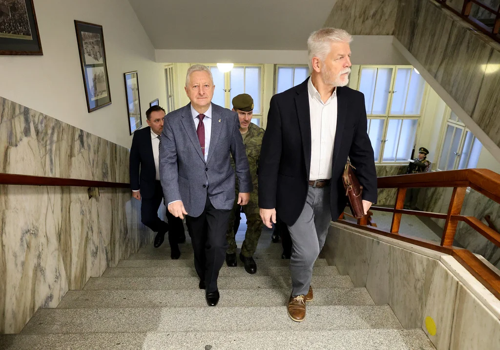 ministr prezident schody