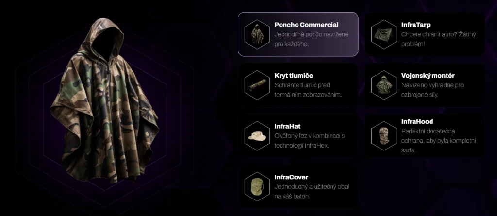 vojáci maskování výroba