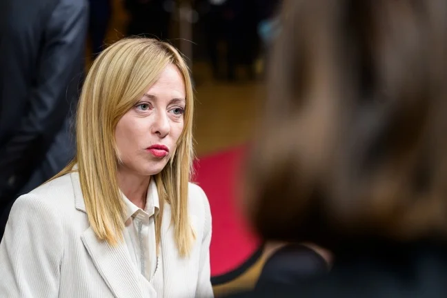 italská premiérka Giorgia Meloniová