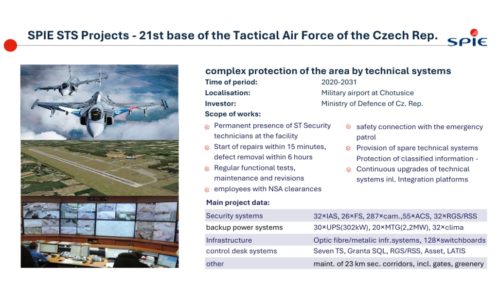 ostraha letiště Čáslav