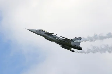 stíhačka Saab JAS 39 Gripen