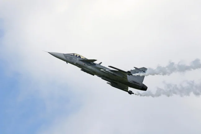 stíhačka Saab JAS 39 Gripen