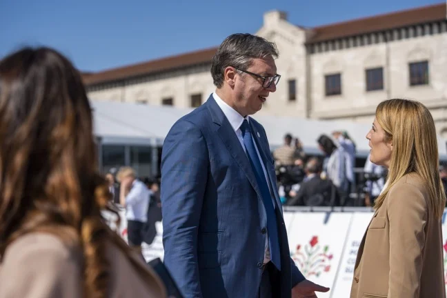 srbský prezident Aleksandar Vučić