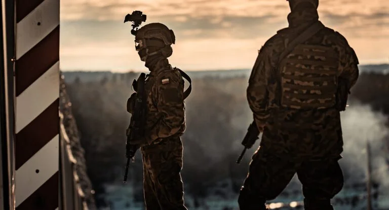 vojáci střežení špionáž