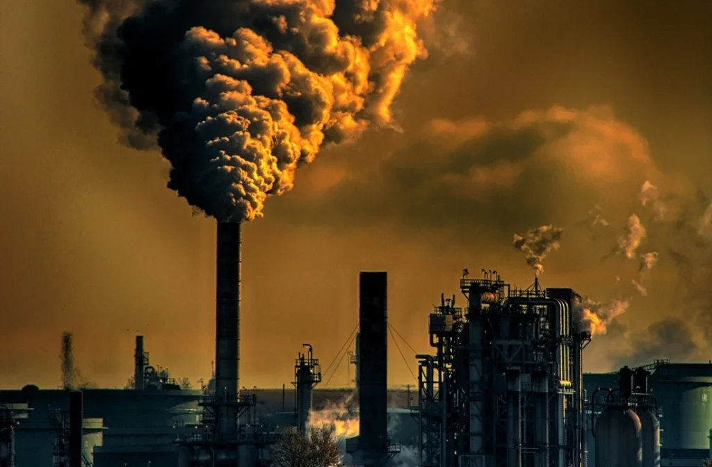 emise skleníkových plynů v průmyslu