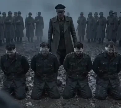 klečící muži válka střelec