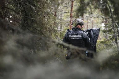 pohraničník hlídka Finsko