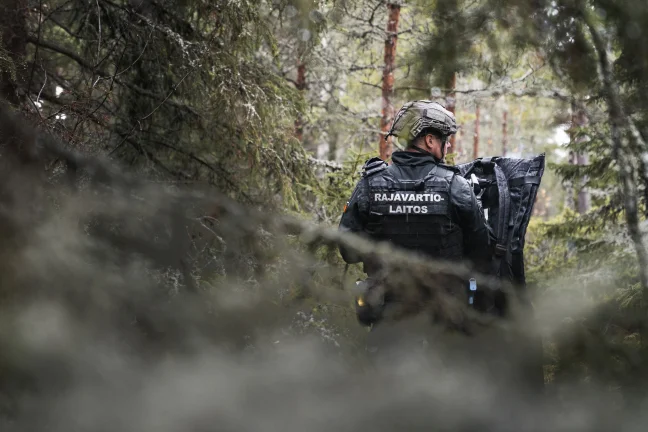 pohraničník hlídka Finsko