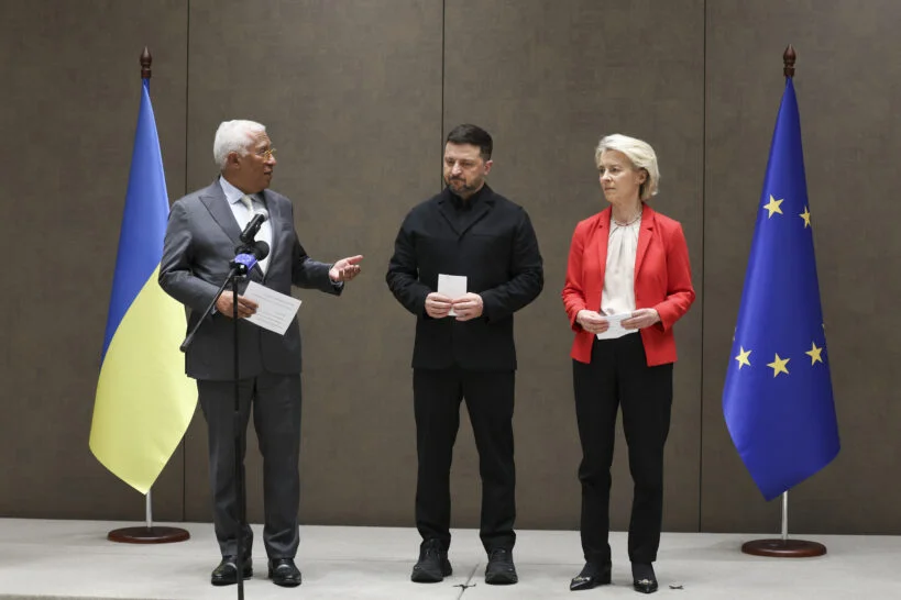 António Costa, Volodymyr Zelenskyj, Ursula von der Leyenová