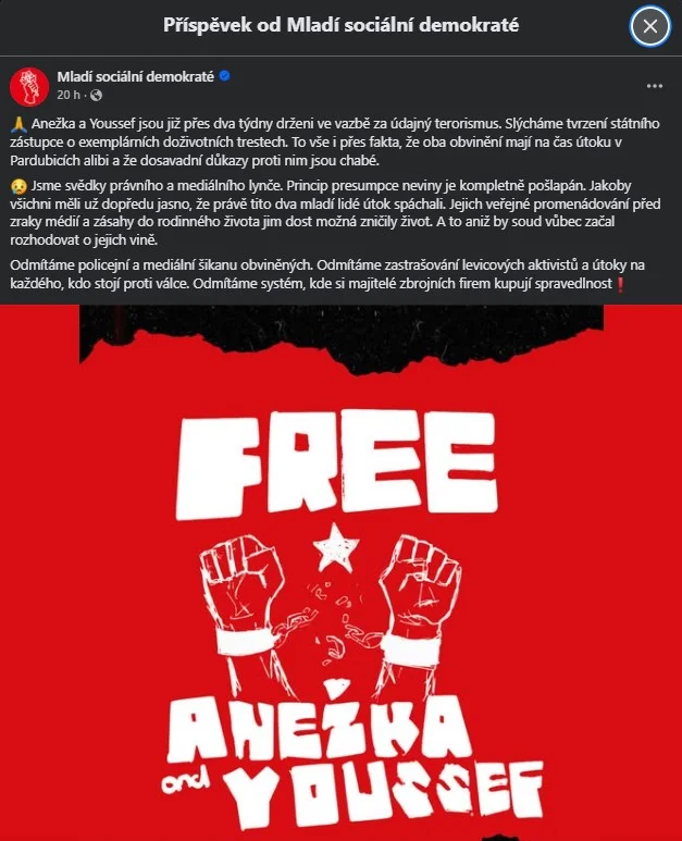 Facebook terorismus podpora