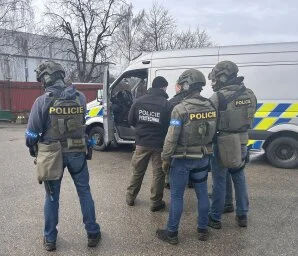 policie pyrotechnici výbuch