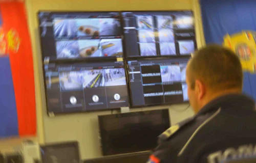 kamerový systém policista