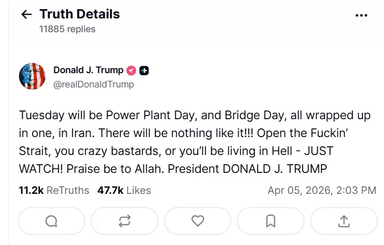 Trump sociální sítě výhrůžka