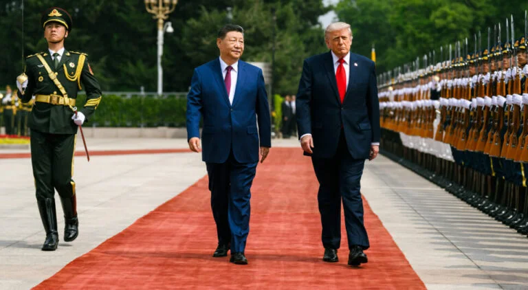 Si Ťin-pching a Donald Trump