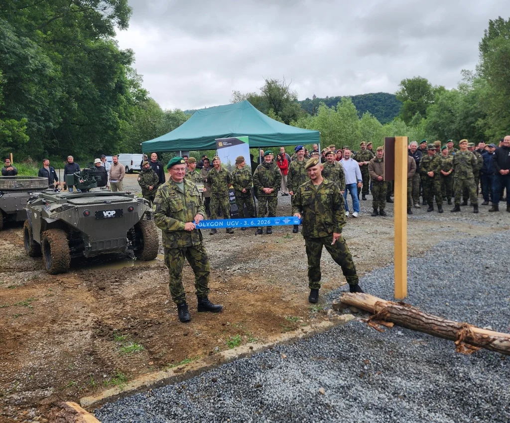 otevření polygonu testování pozemních dronů