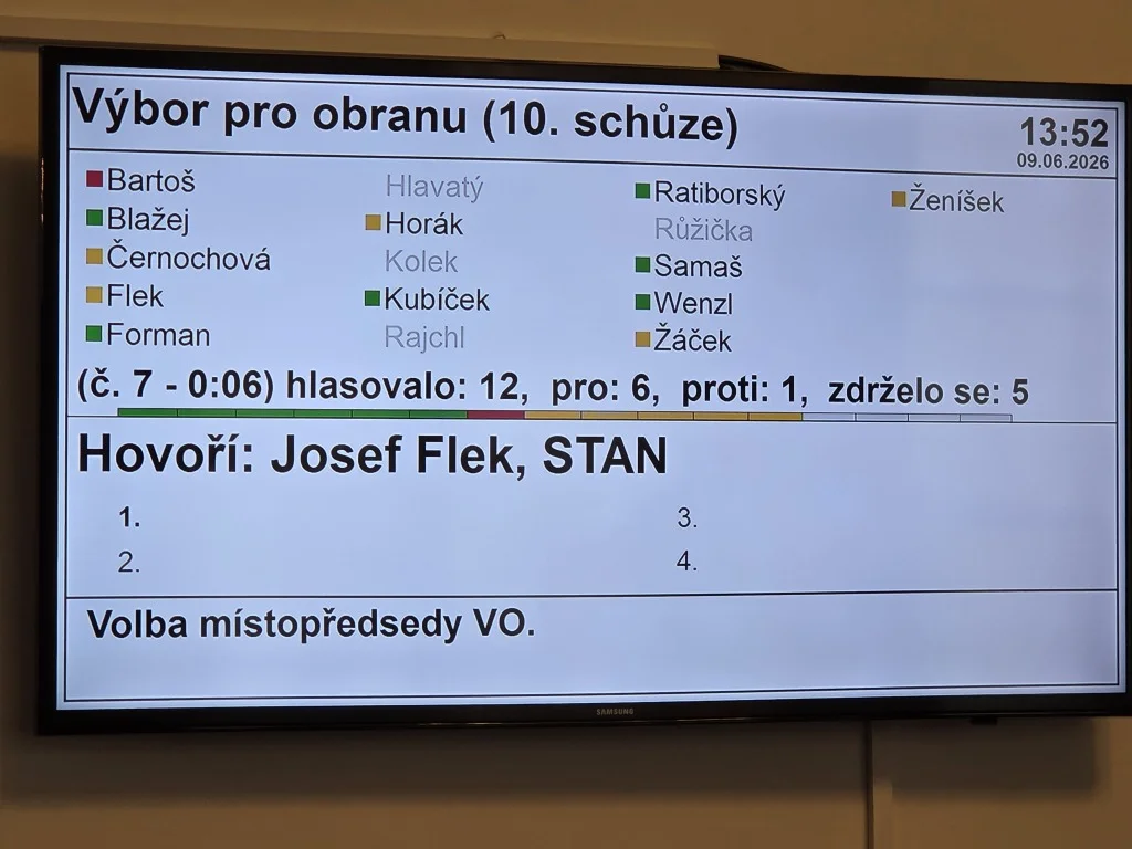 sněmovna volba místopředsedy