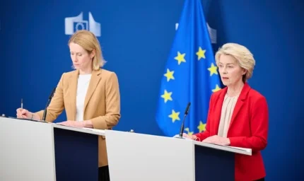 Kaja Kallasová a Ursula von der Leyenová