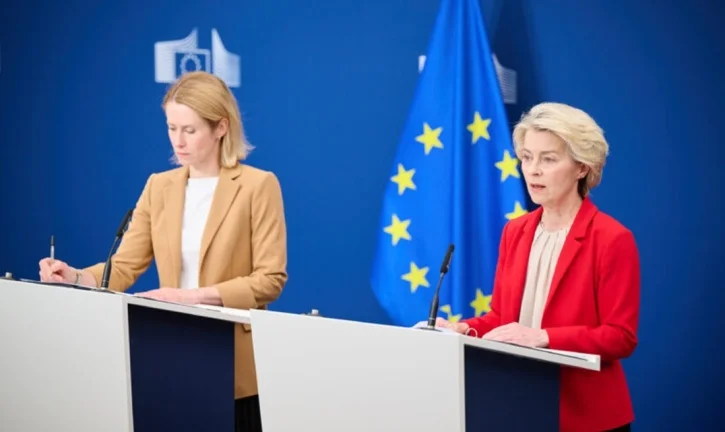 Kaja Kallasová a Ursula von der Leyenová