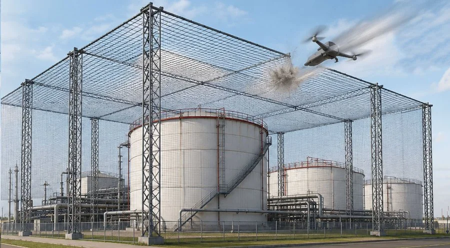 ruské sítě proti ukrajinským dronům