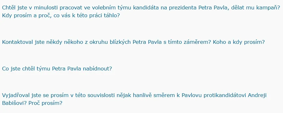 otázky e-mail