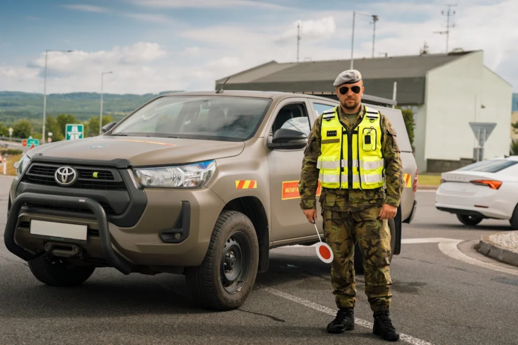 vojenská policie řízení dopravy