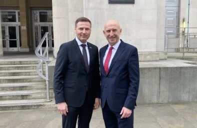 Hanno Pevkur a John Healey