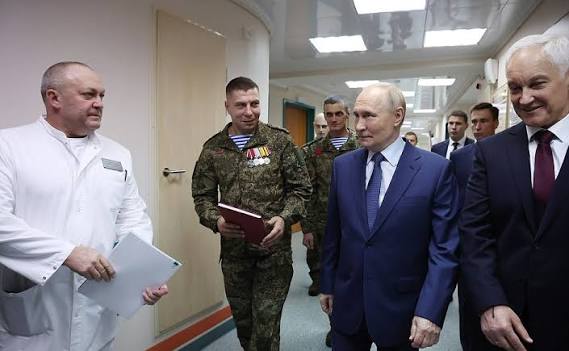 Putin nemocnice vojáci