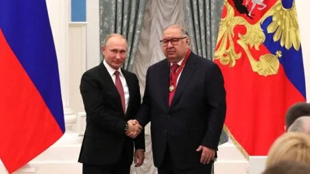 Vladimir Putin a Ališer Usmanov